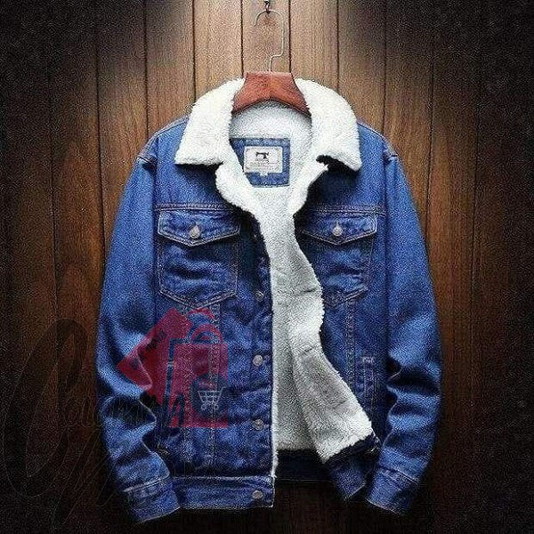 Chaqueta Jean con Forro Ovejero Hombre | Abrigo Cálido y Estilo Urbano