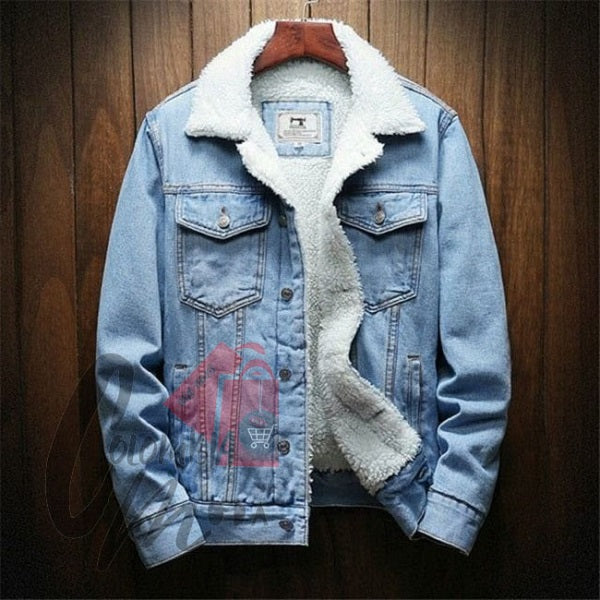 Chaqueta Jean con Forro Ovejero Hombre | Abrigo Cálido y Estilo Urbano