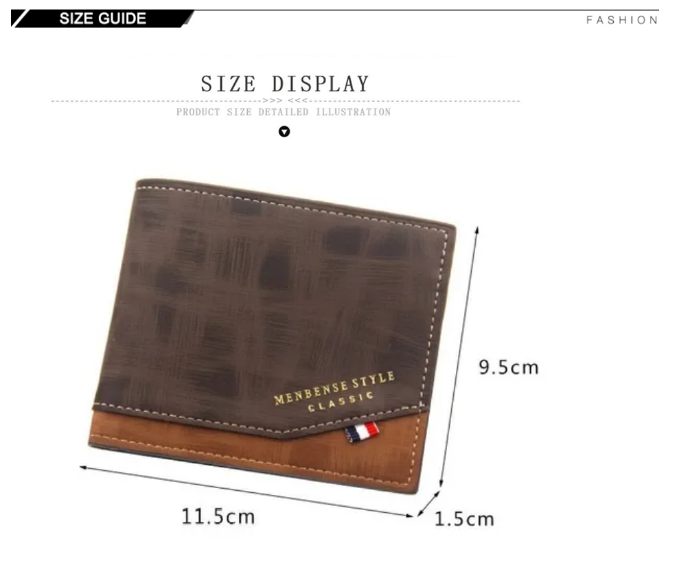 Billetera Cartera de Cuero Sintético – Elegancia, Organización y Seguridad en tu Bolsillo