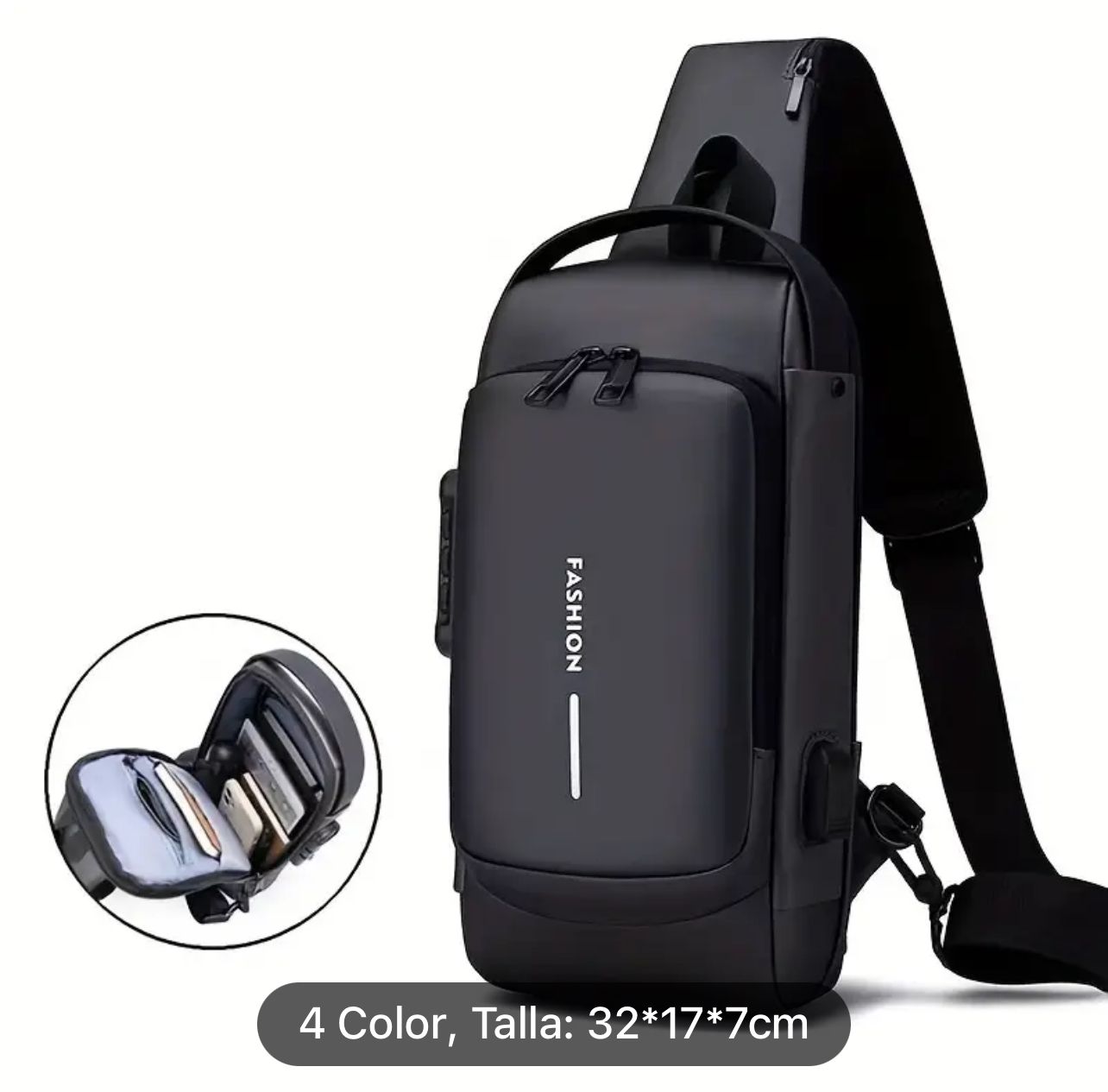 Bolso Manos Libres Deportivo Antirrobo
