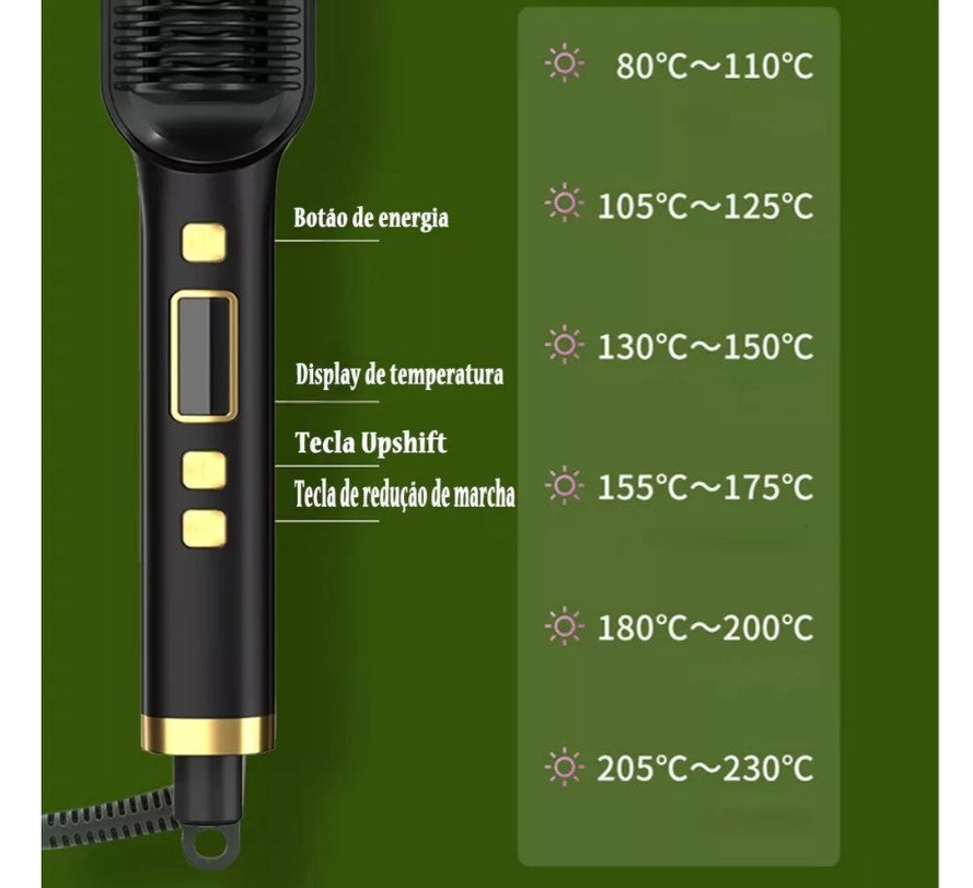 Cepillo Alisador Instantáneo – Liso en Minutos