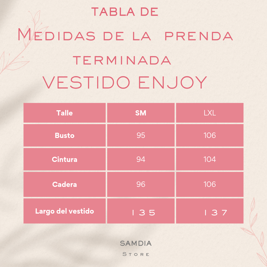 Vestido Enjoy Dama